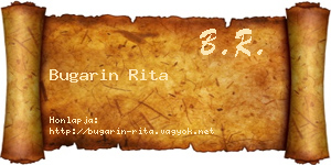 Bugarin Rita névjegykártya